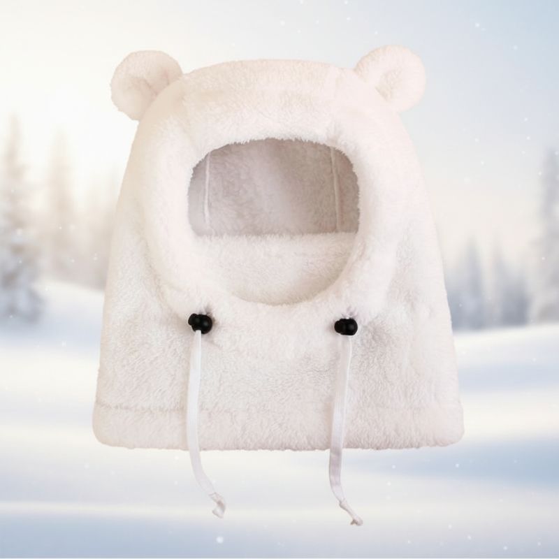 cagoules bebe fille choupinette blanc