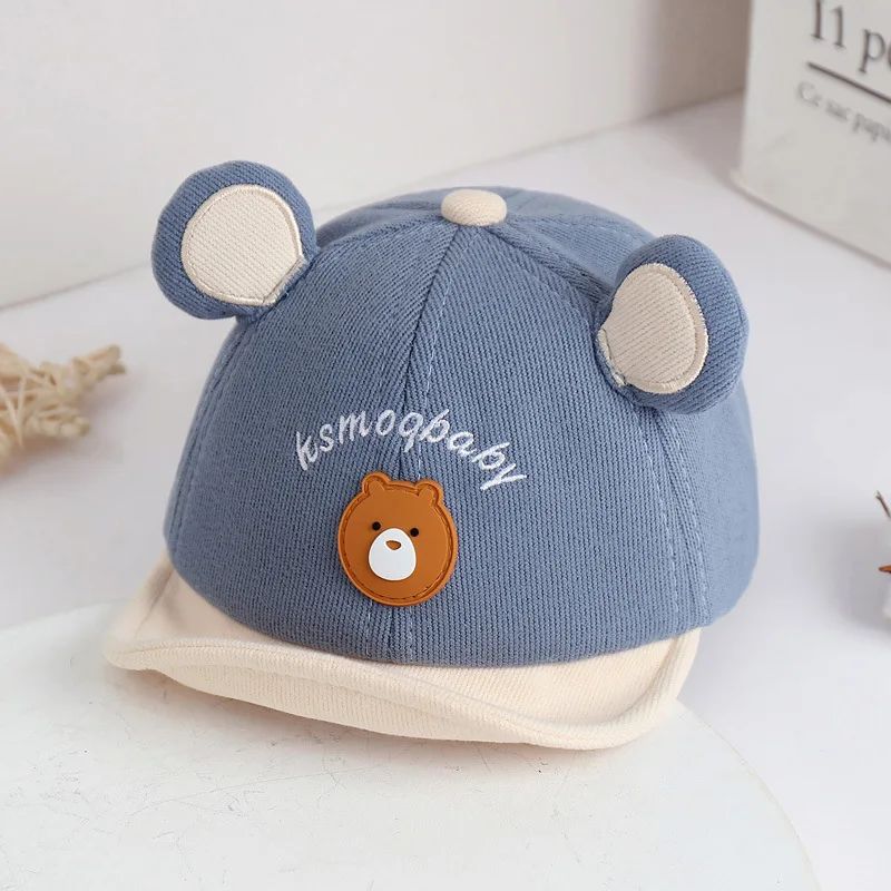 casquette bebe bleu protection solaire
