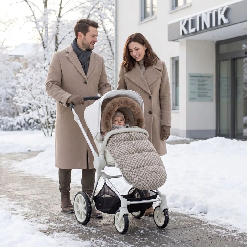 chanceliere hiver pour poussette protection thermique