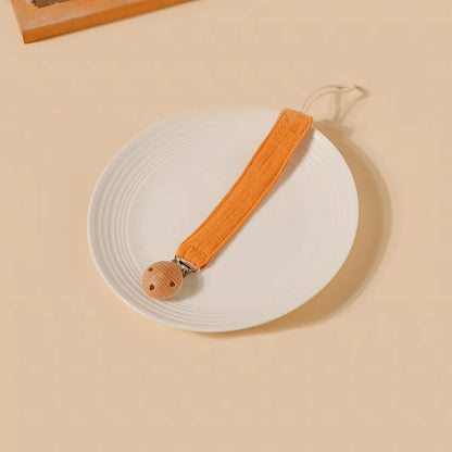 accroche tetine pureclip orange