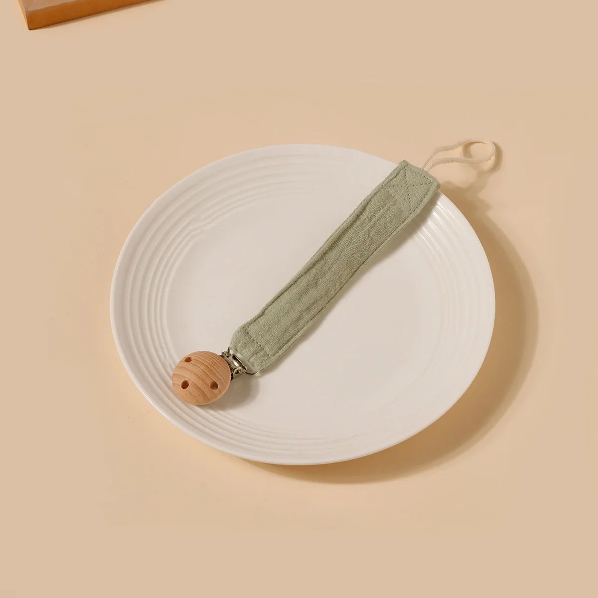 attache sucette safebaby vert