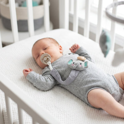 attache tétine colorée lavable bébé endormi
