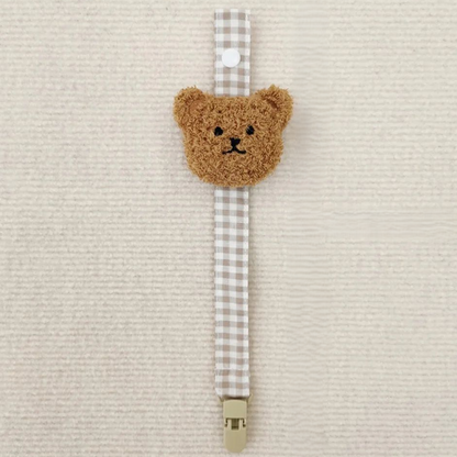 attache tetine essentielle ours brun