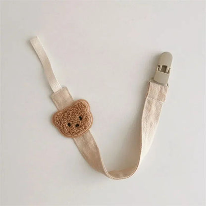 attache tetine lien sécurisé beige