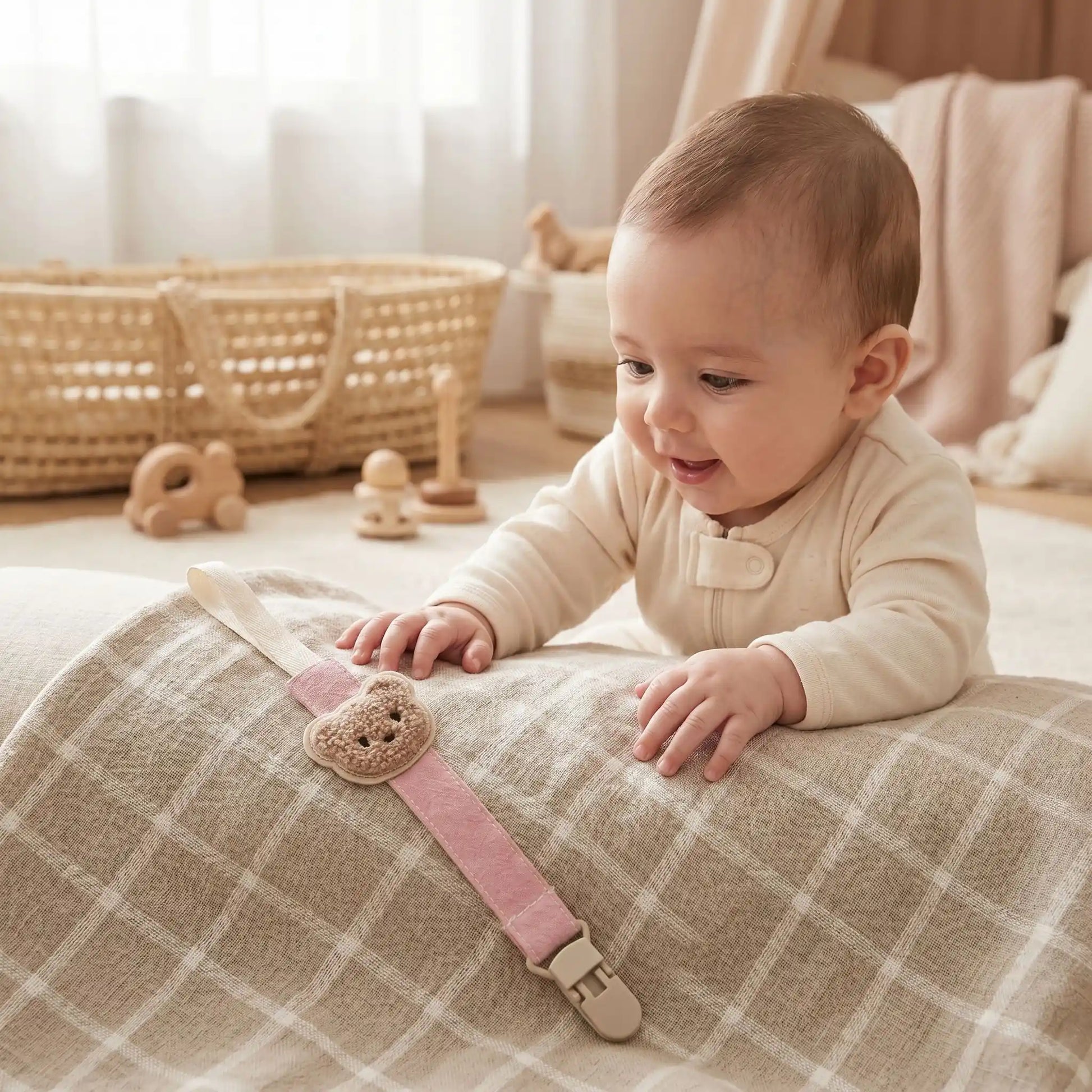 attache tetine look doux bébé