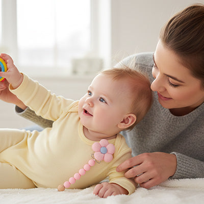 attache tetine silicone complicité maman bébé