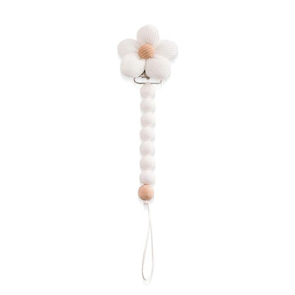 attache tetine silicone minisecure blanc