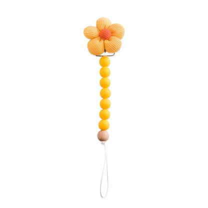 attache tetine silicone minisecure jaune