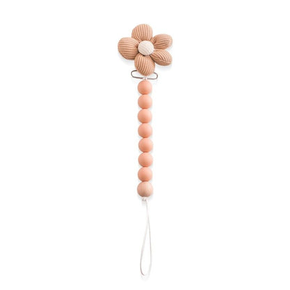 attache tetine silicone minisecure marron