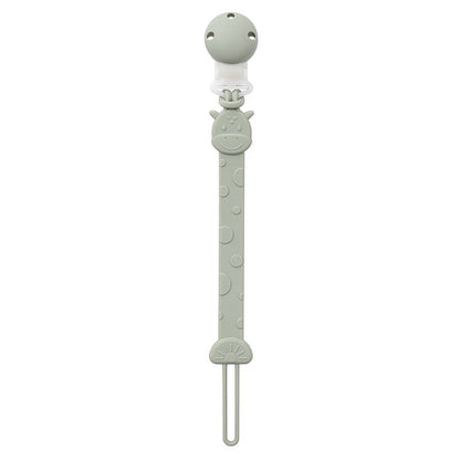 attache tetine silicone soft clip vert