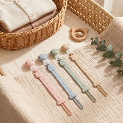 attache tetine silicone soft clip