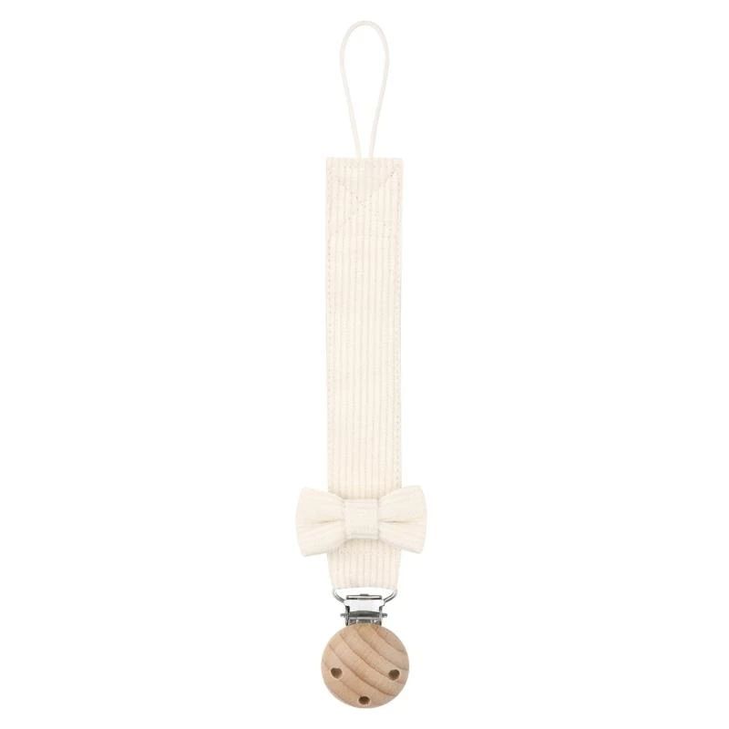 attache tetine simple et sûre beige