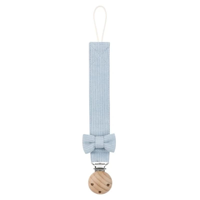 attache tetine simple et sûre bleu