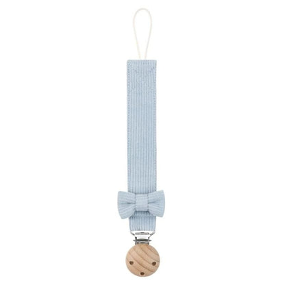 attache tetine simple et sûre bleu