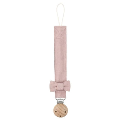 attache tetine simple et sûre rose