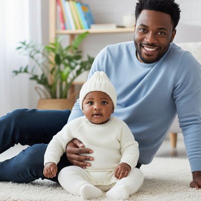 bonnet bébé garçon blanc avec protection contre le froid