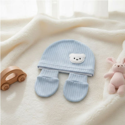 bonnet bebe naissance bleu