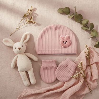 bonnet bebe naissance rose