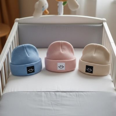 Bonnet bébé résistant aux lavages répétés