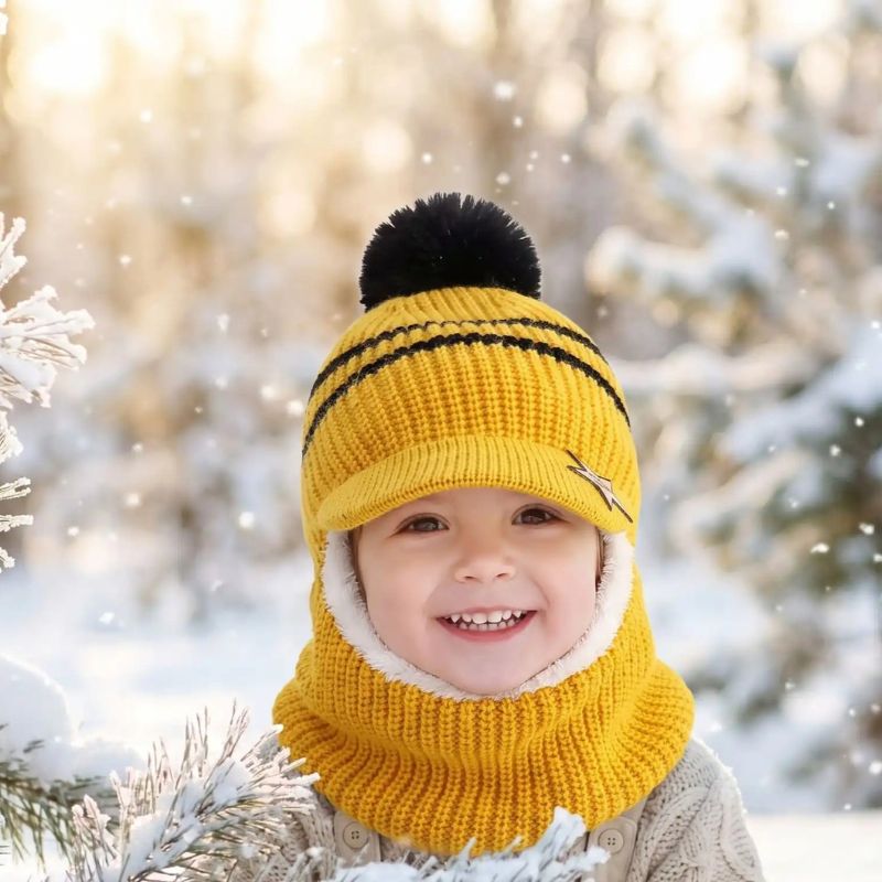 cagoule bébé garçon jaune