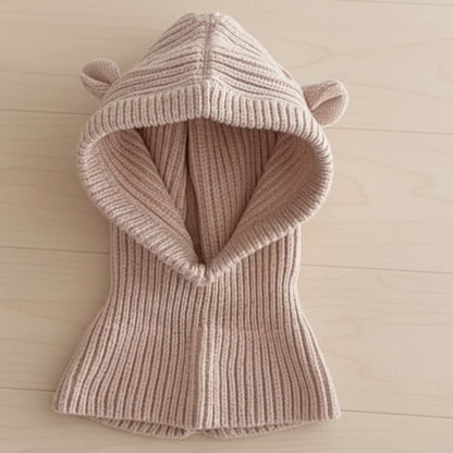 cagoules bebe beige motif ursin