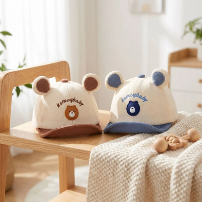 casquette bebe anti uv ourson