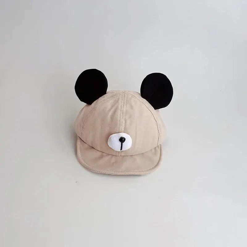 casquette bebe beige visière protectrice