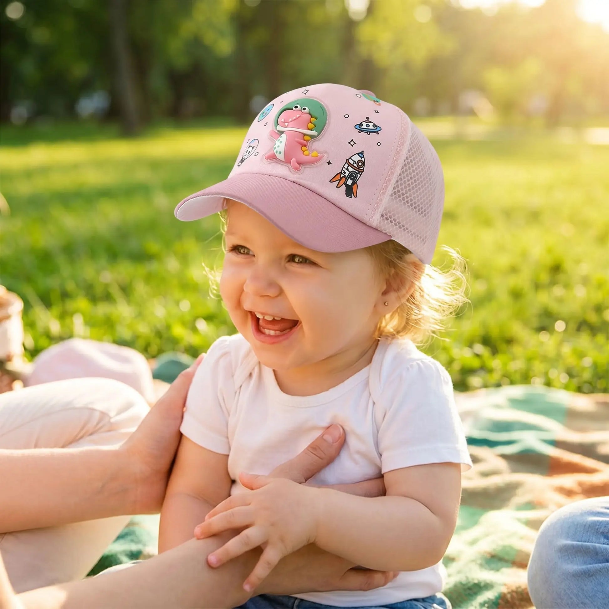 casquette bébé fille protection uv extérieure