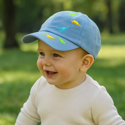  casquette bébé garçon protection solaire ajustable avec bébé heureux