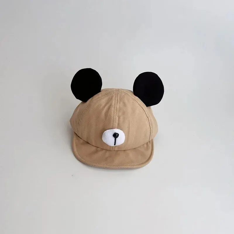 casquette bebe kaki visière protectrice