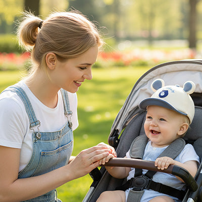 casquette bebe ourson mini aventurier