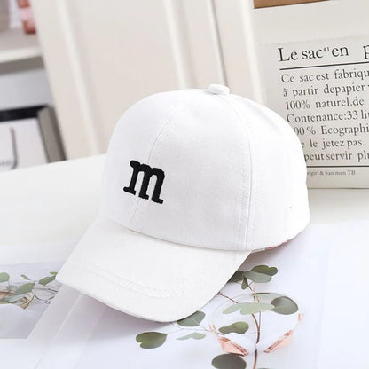 casquette enfant blanc monogramme brodé