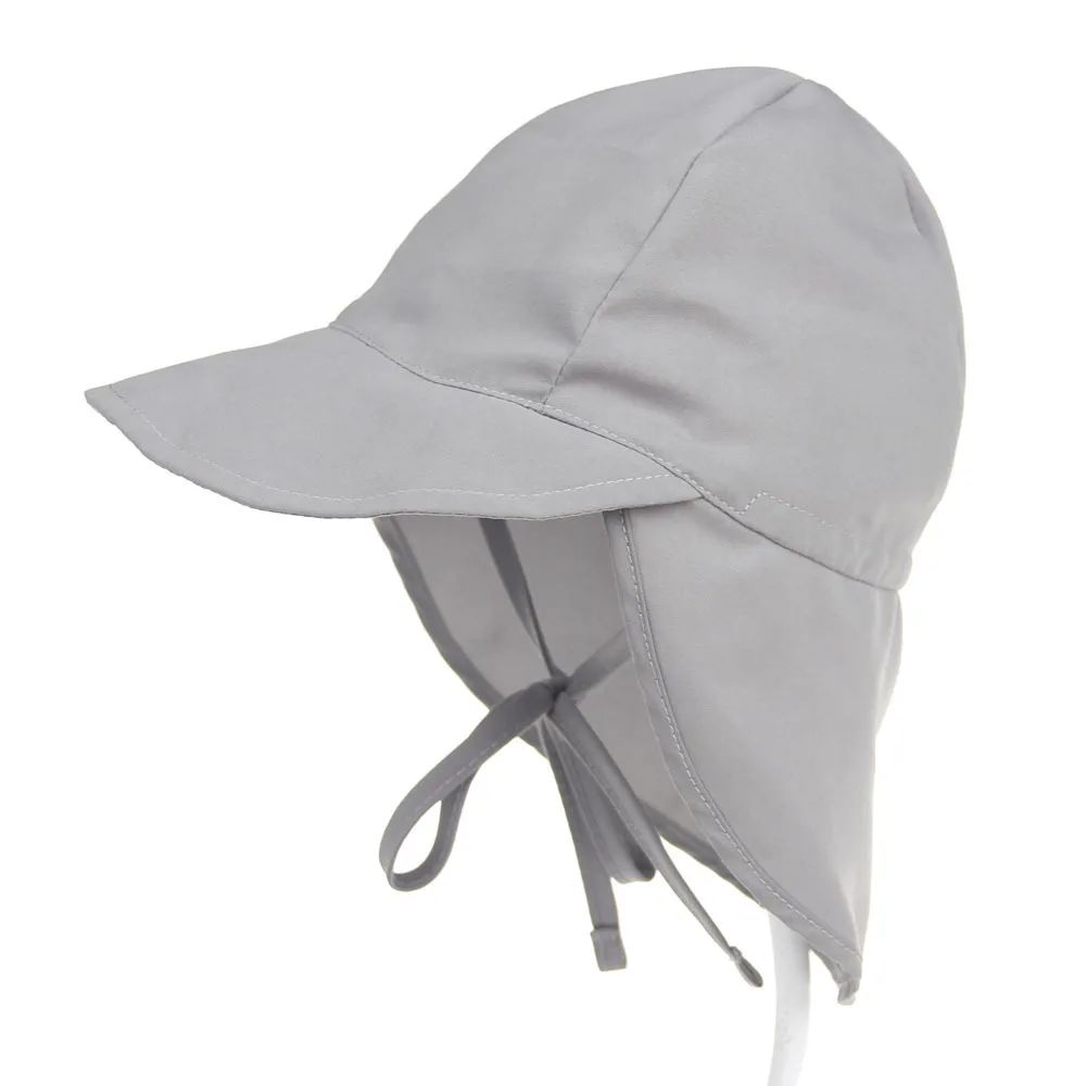 casquette enfant gris bouclier uv