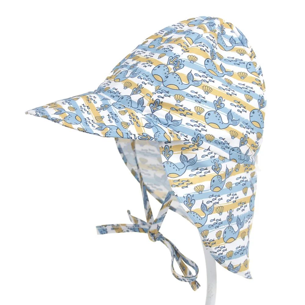 casquette enfant motif baleine ombre douce