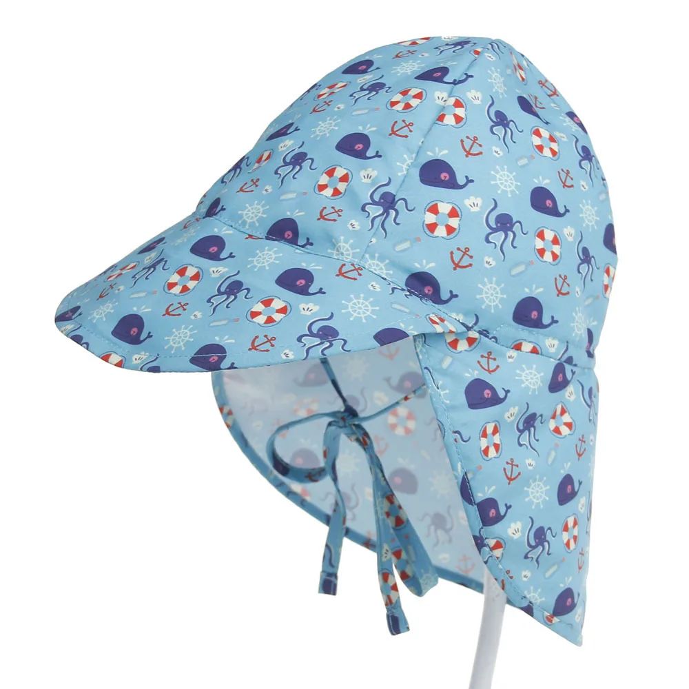 casquette enfant motif pieuvre ombre douce