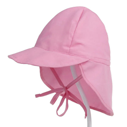 casquette enfant rose bouclier uv