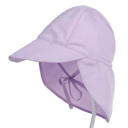 casquette enfant violet bouclier uv