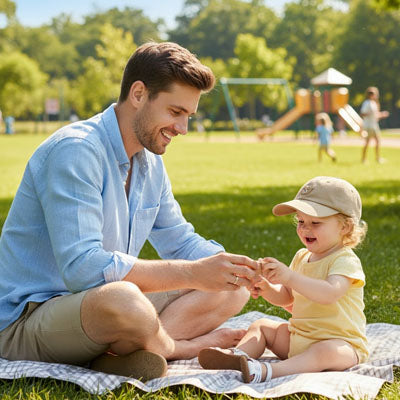 casquette pour bebe papa bébé plein air