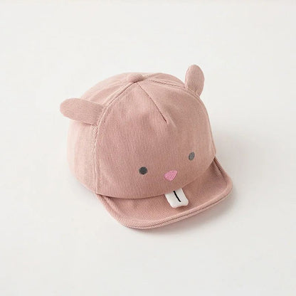 casquette pour bebe bleu anti uv ajustable