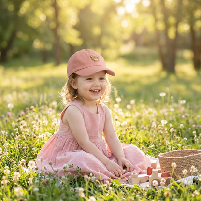 casquette pour bebe souriant
