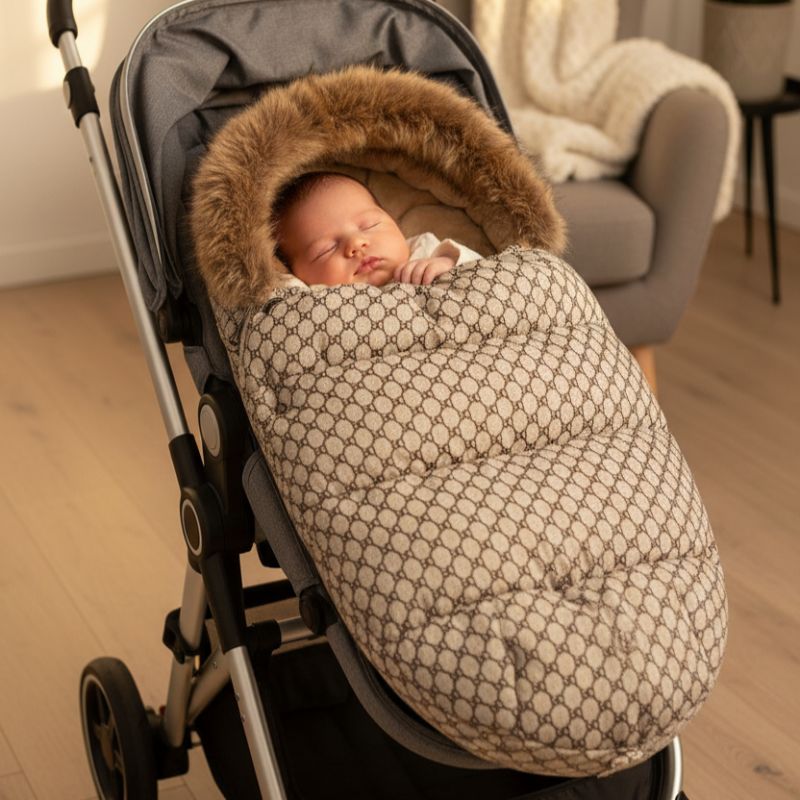 chanceliere hiver pour poussette confort bébé