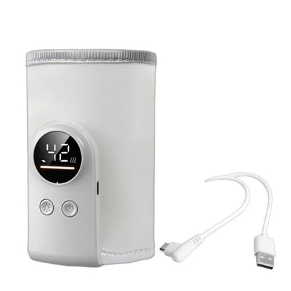 chauffe-biberon nomade bulle lactée blanc