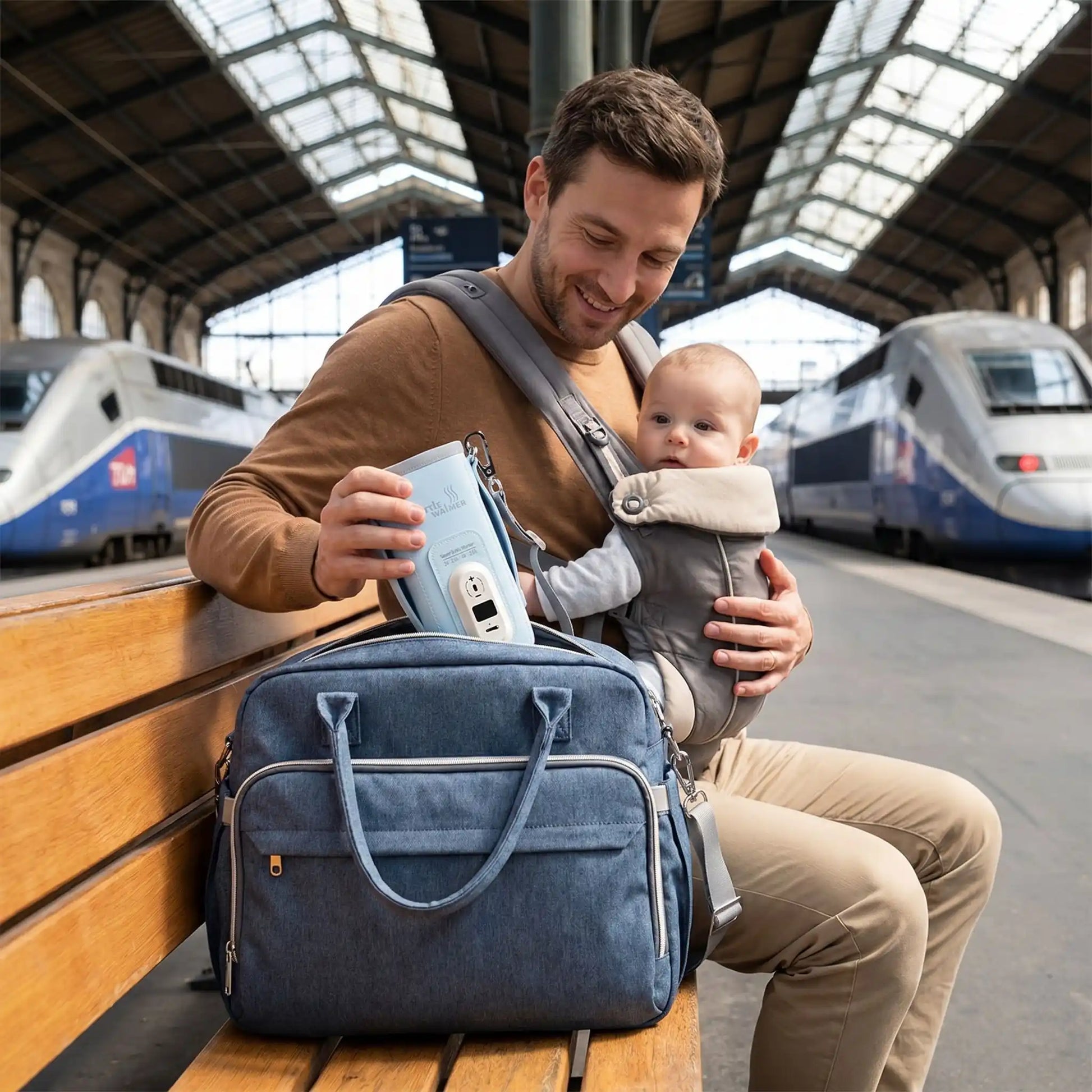 chauffe biberon portable rangement facile autonome