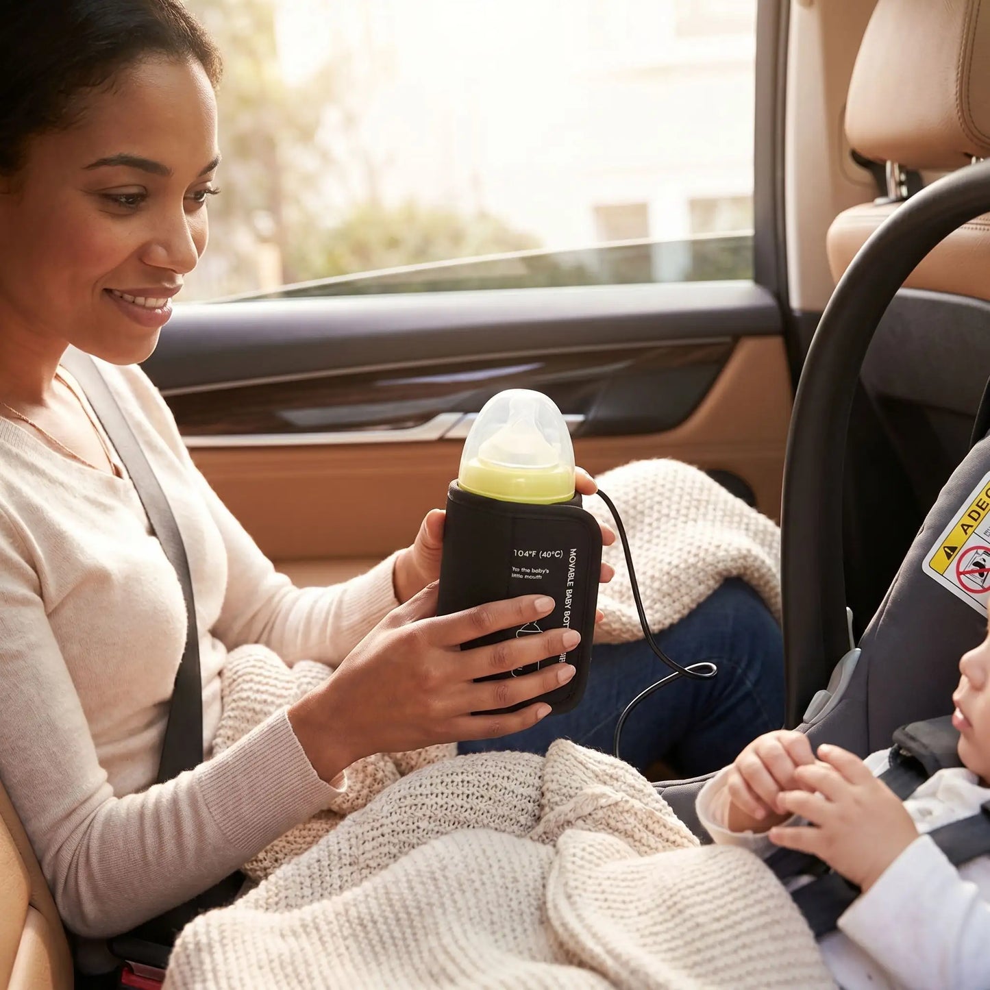 chauffe biberon voiture douce escale maman chauffe biberon