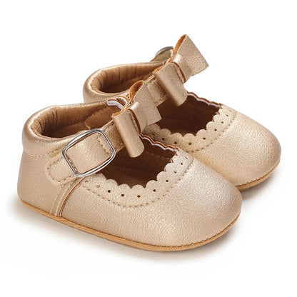chaussure bebe fille antidérapante doré