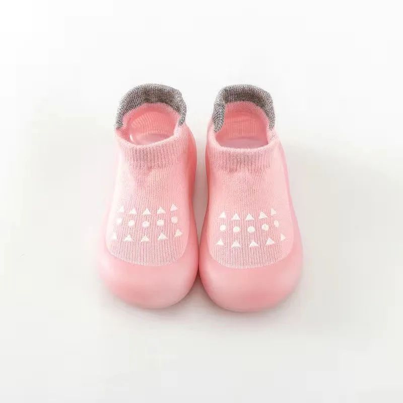 chaussure bebe rose souple