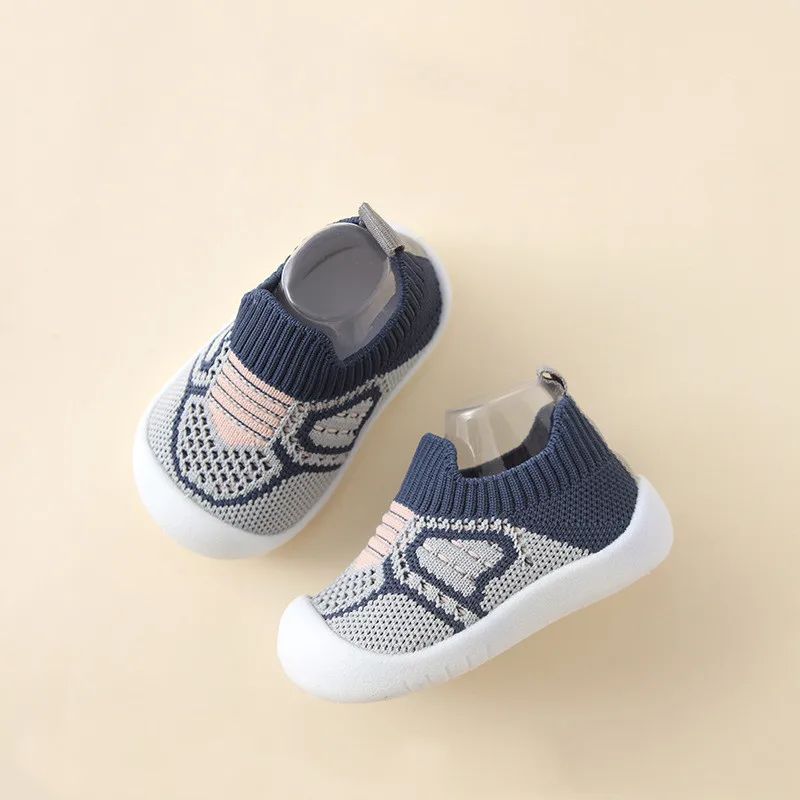 chaussure pour bébé bleu foncé