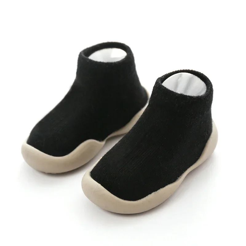 chaussure pour bebe noir antidérapante