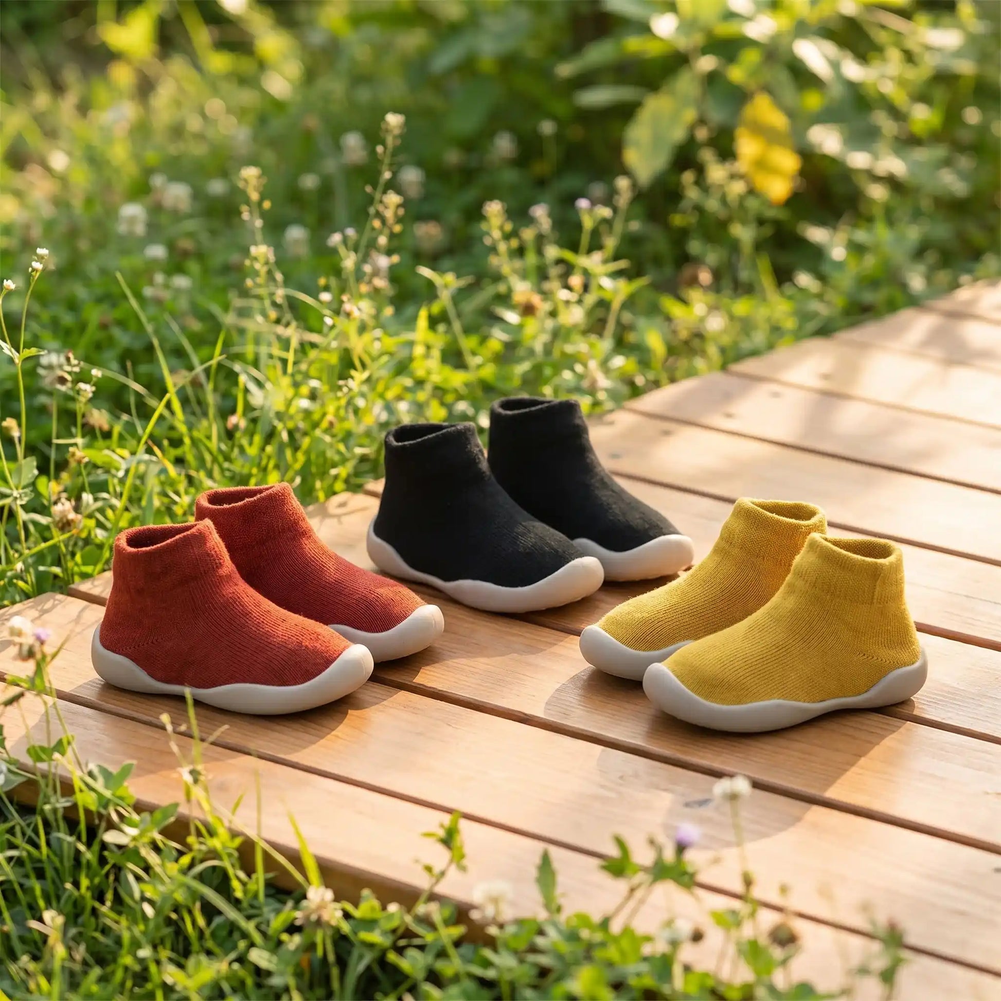 chaussure pour bebe premiers pas en extérieur