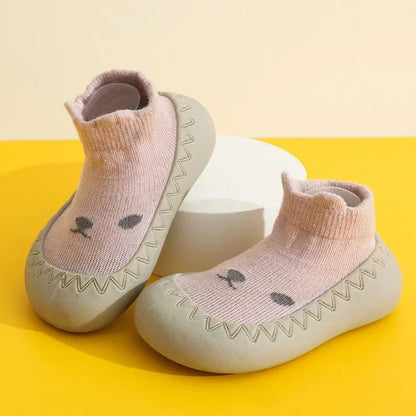chaussure souple pour bébé rose
